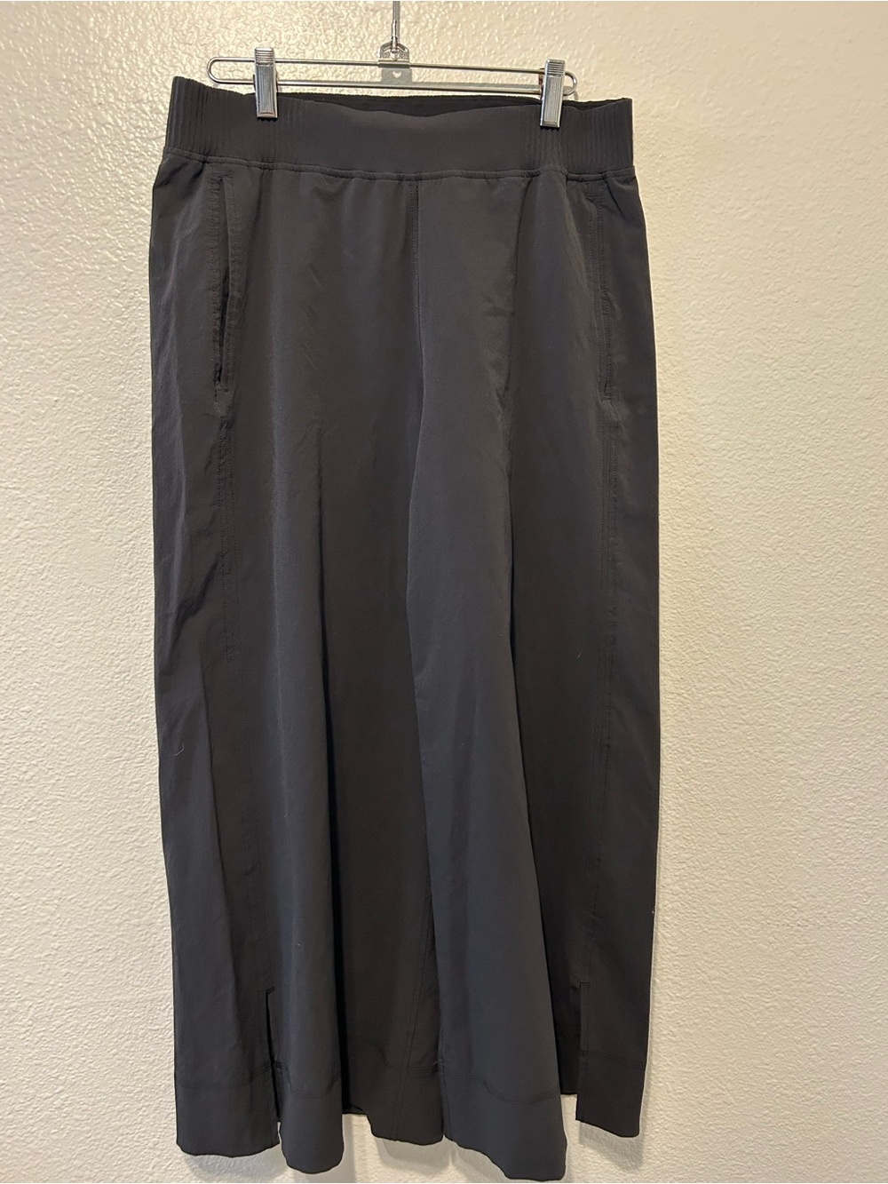 lululemon athletica Black Wide-Leg Pull-On Pants